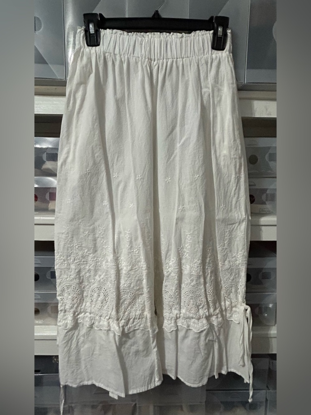 Jaded Gypsy White Cotton Ankle Length Bloomers
